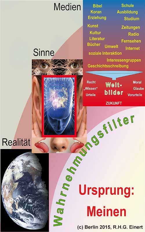 Ursprung des Meinens durch den Wahrnehmungsfilter der Sinne und Medien