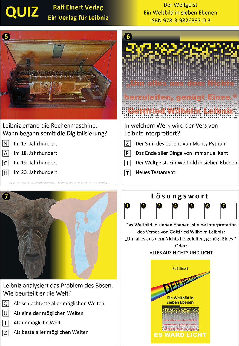 Ratespiel für Leibniz Seite 2